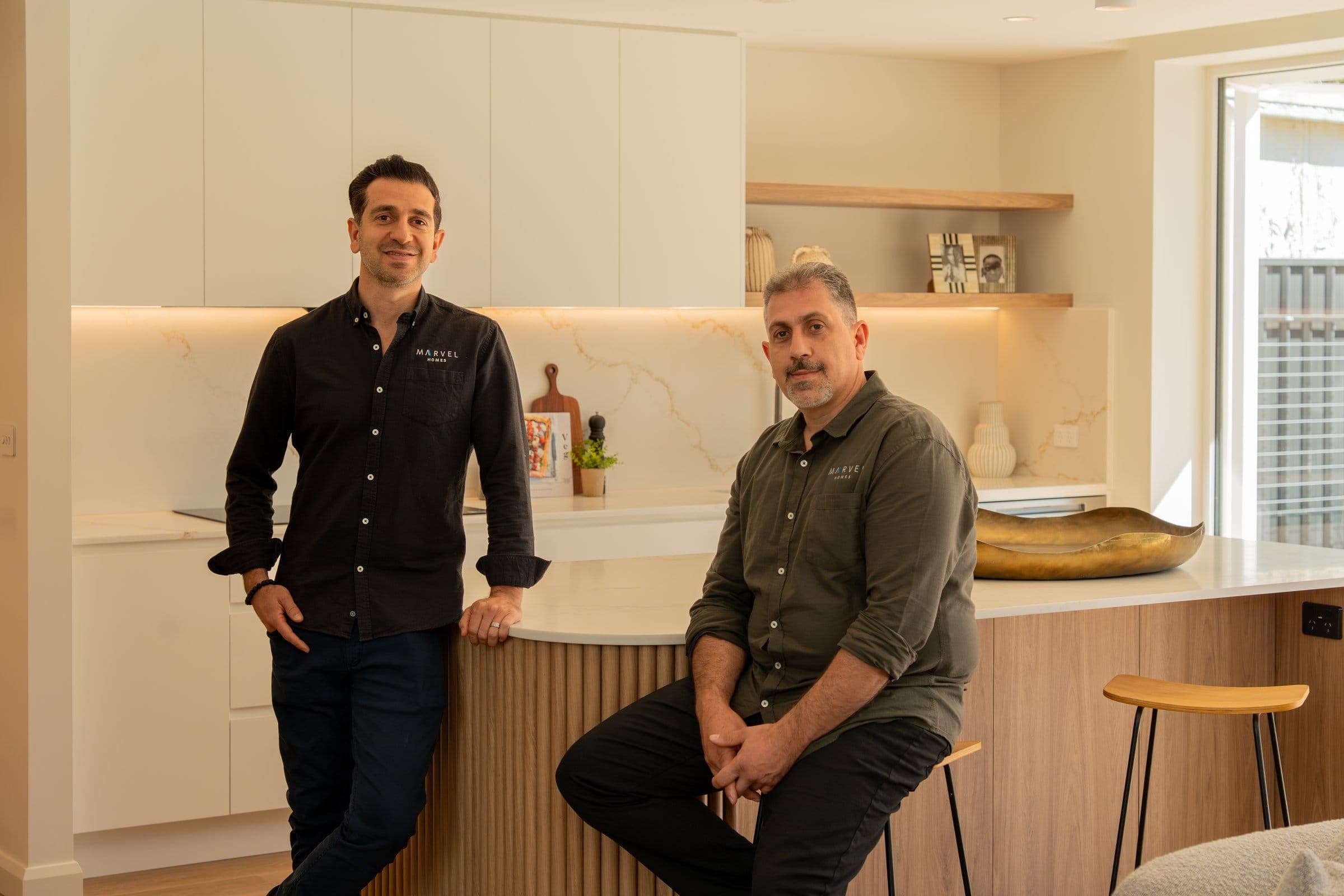 Mo Amin and Ibrahim Amin, founders of Marvel Homes Sydney