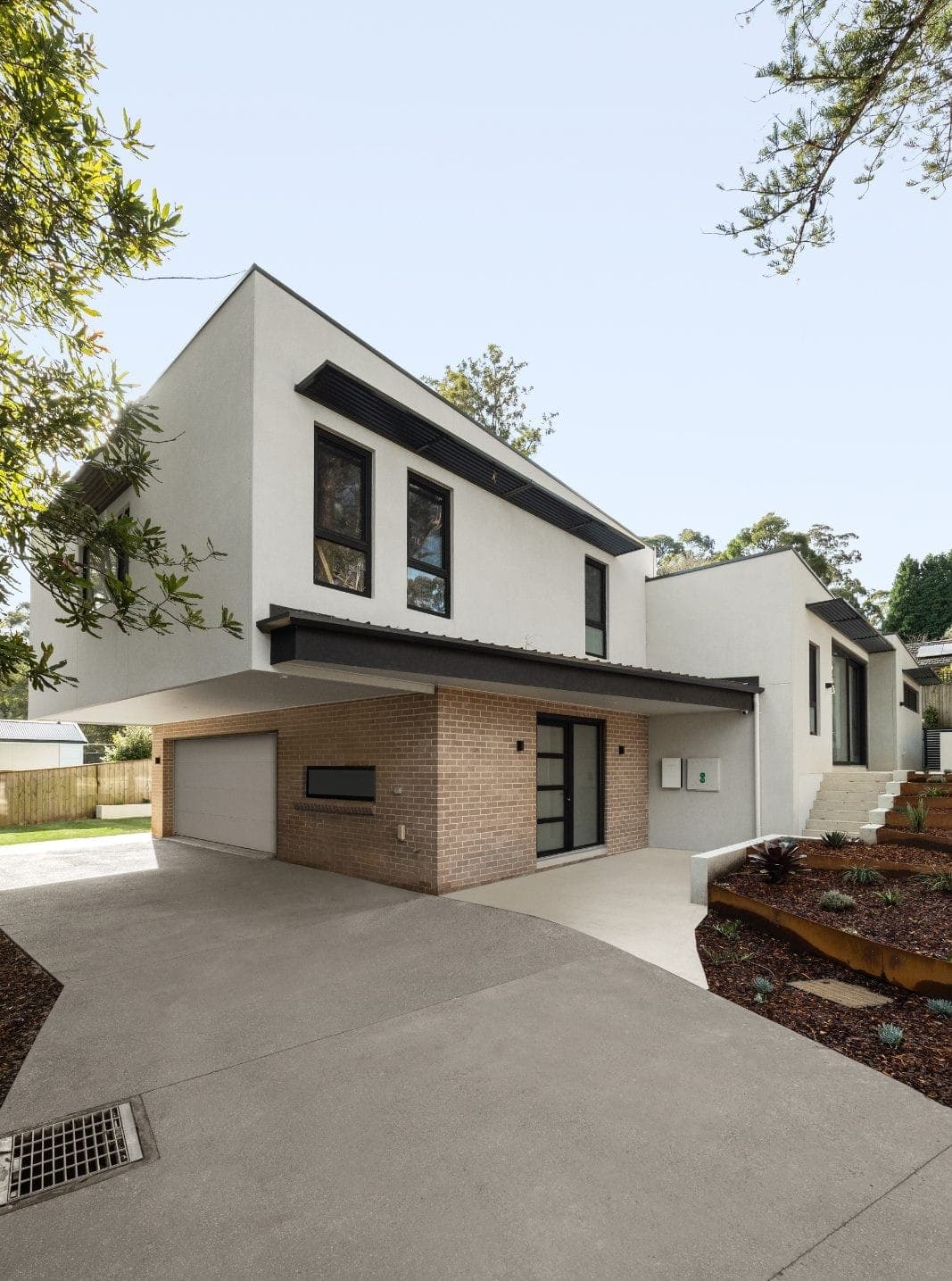 Marvel Homes aerial view of a completed home